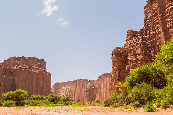 Rote Felsen im Talampaya Nationalpark Argentinien