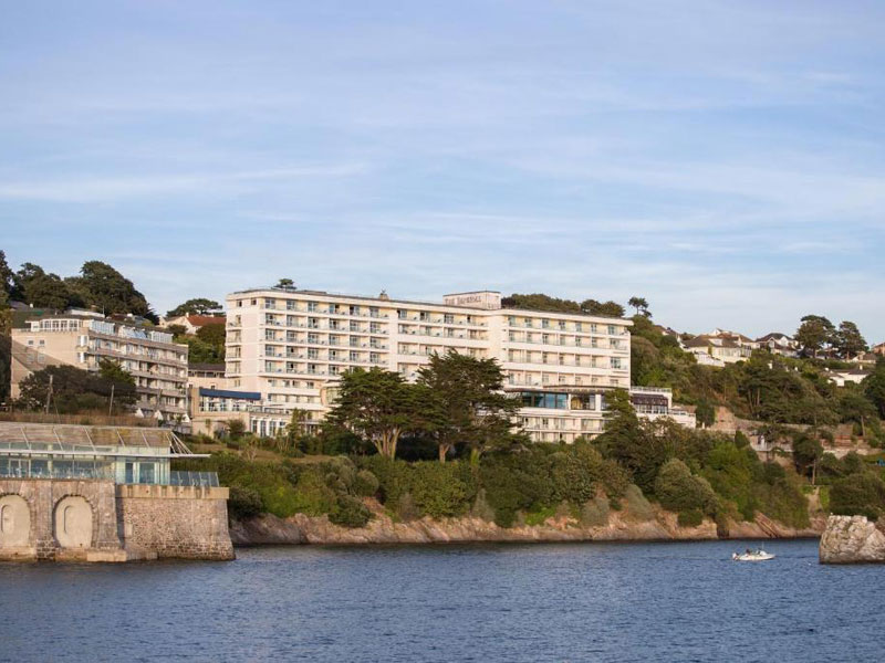 Außenansicht des Hotel Imperial – Unterkunft bei der Business-Sprachreise in Torquay