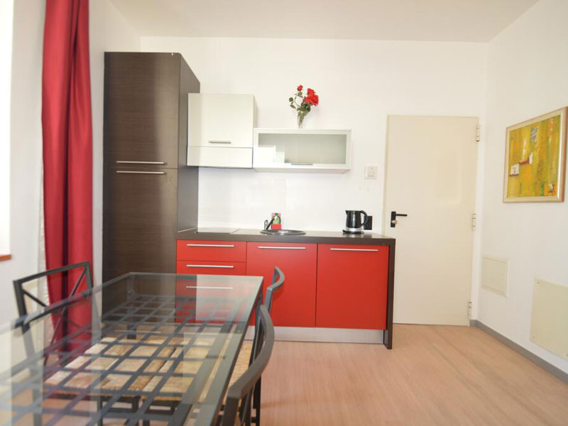 Apartment mit Küche in der Unterkunft StL-Young Brè für Italienisch Sprachkurs in Lugano