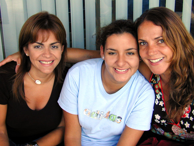 Sprachschülerin mit ihrer Gastfamilie beim Haus des Lehrers Programm in den USA