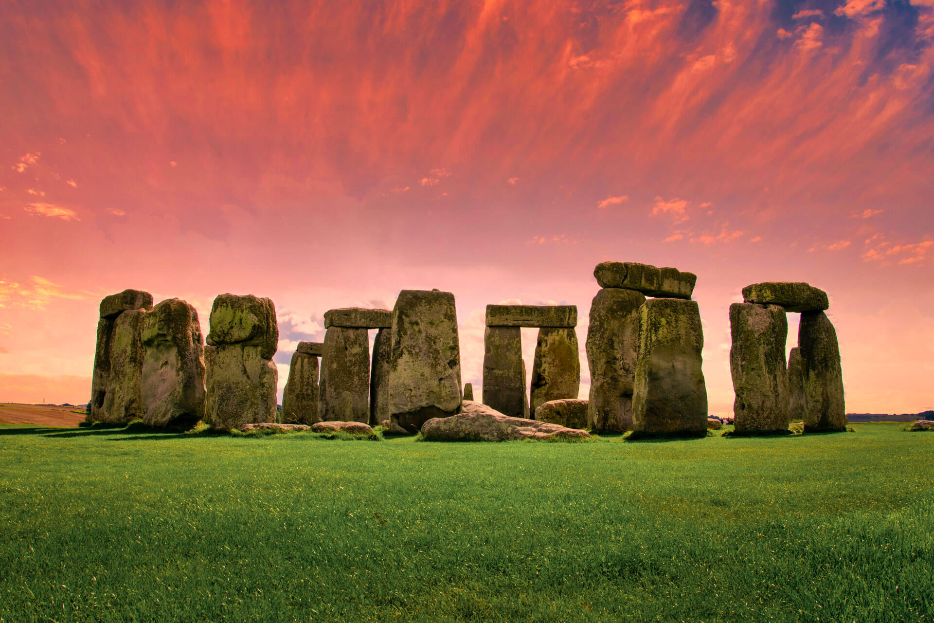 Stonehenge im Abendlicht