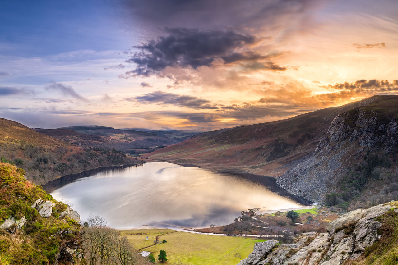 Guinness Lake in den Wicklow Mountains nahe Dún Laoghaire Exkursion nach dem Unterricht