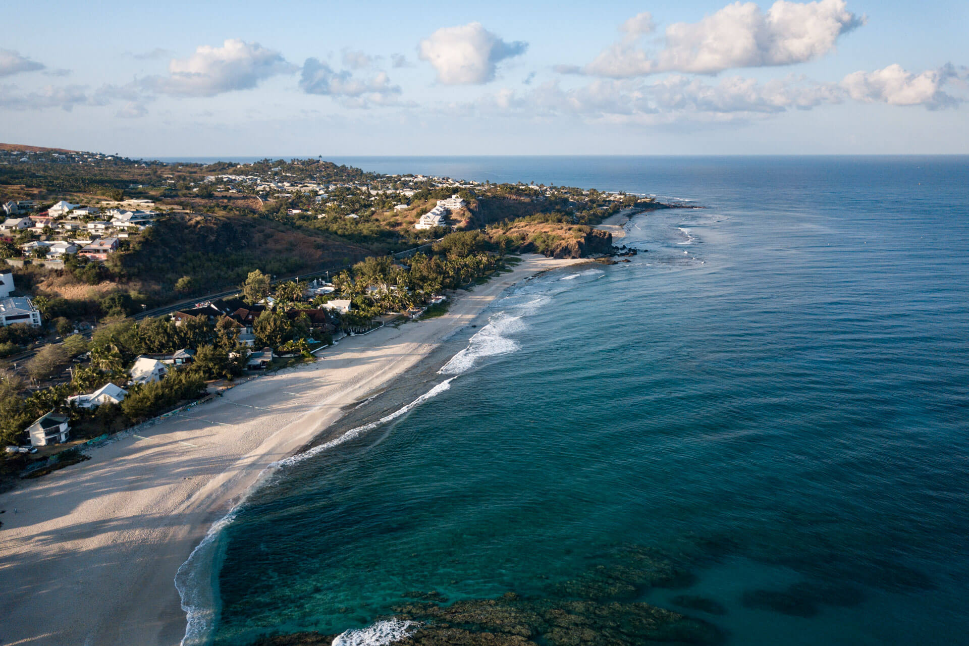 Strand bei Saint Paul La Réunion Sprachreise Französisch lernen