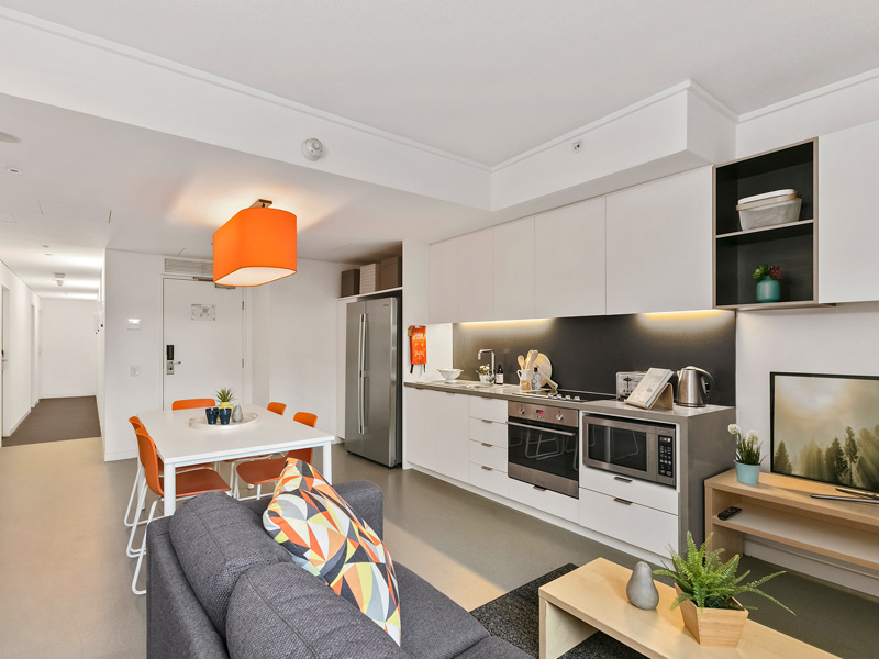 Aufenthaltsbereich in der Residenz