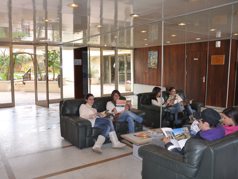 Residenz Soleil Aufenthaltsraum, Antibes Sprachreisen für Schüler