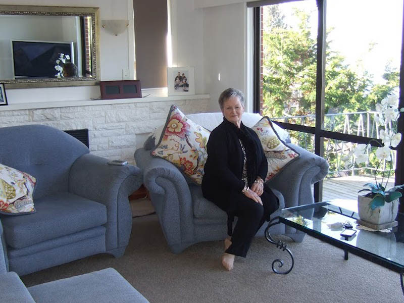 Wohnzimmer bei Gastfamilie, Sprachreisen Neuseeland